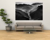 The Yangtze River Passing Through the Wushan, or "Magic Mountain", Gorge in Szechwan Province Wall Mural by Dmitri Kessel