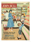 John Bull, Disasters Shopping Magazine, UK, 1950 Pósters