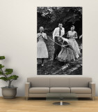 Archery Providing Entertainment at a Teenage Party Wall Mural by Yale Joel