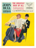 John Bull, Scooters City Gents Bowler Hats Commuters Magazine, UK, 1958 Posters