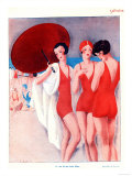 Le Sourire, Holiday Swimwear Magazine, France, 1920 Posters