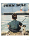 John Bull, Nautical Fishing Boats Magazine, UK, 1946 Pósters