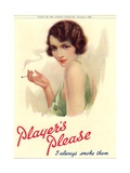 Player's Navy Cut, Cigarettes Smoking, UK, 1930 - Posterler
