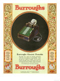 Equipment Burroughs, Adding Machines, Accountants, USA, 1929 Posters