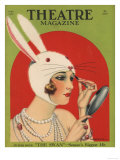 Theatre Magazine, Rabbits Bunny Girls Make Up Makeup Magazine, USA, 1924 Posters