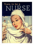 Nurses and Hospitals, UK, 1950 Giclee Print