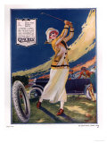 Clincher, Golf Tyres, uk, 1919 Posters