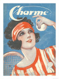 Charm, Tennis Magazine, USA, 1924 Posters