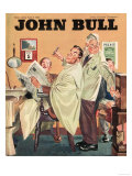 John Bull, Barbers Mens Radios Magazine, UK, 1950 Posters