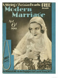 Modern Marriage, Weddings Marriages Brides First Issue Magazine, UK, 1931 Posters Modern Marriage, Weddings Marriages Brides First Issue Magazine, UK, 1931 Posters