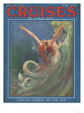 Cruises, Mermaids Magazine, UK, 1930 Posters