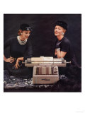 Burroughs Sensimatic Adding Machines Equipment, USA, 1950 Photo