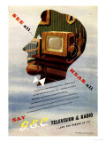 Televisions Gec Marconi, UK, 1940 Photographie