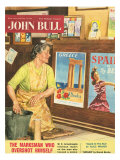 John Bull, Holiday Travel Agents Magazine, UK, 1956 Pósters