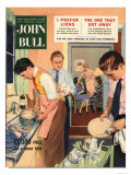 John Bull, Washing Up Dishes Magazine, UK, 1956 Posters