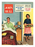 John Bull, Breakfast in Bed Father's Day Magazine, UK, 1950 Posters