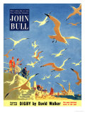 John Bull, Holiday Beaches Seagulls Magazine, UK, 1953 Posters
