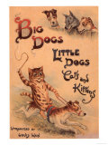 Cats and Dogs Illustrations Louis Wain, UK, 1910 Photo