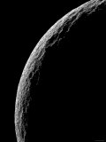 Saturn's Moon Tethys Photographic Print by Stocktrek Images 