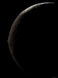 Saturn's Moon Iapetus Photographic Print by Stocktrek Images 