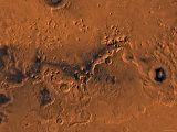 Ismenius Lacus Region of Mars Photographic Print by Stocktrek Images 