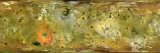 Map of Jupiter's Moon Lo Photographic Print by Stocktrek Images 