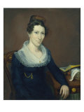 Portrait of Mrs. American School, Mid 19th Century Giclee Print by Jacob Webb