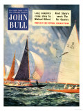 John Bull, Sailing Boats Magazine, UK, 1952 Posters