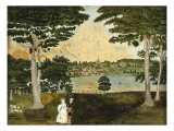 View of Skeneatless Village, 1832 Giclee Print by Fanny Coney