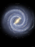 Milky Way Galaxy Photographic Print by Stocktrek Images 