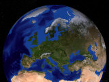 Blue Marble Next Generation Seasonal Landcover Lámina fotográfica por Stocktrek Images