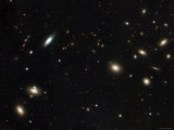 Coma Cluster of Galaxies Lámina fotográfica por Stocktrek Images