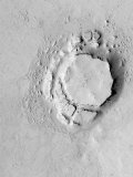 Mesa in the Avernus Colles Region of Mars Photographic Print by Stocktrek Images 