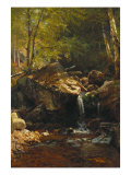 Thompson Cascade, White Mountains Giclee Print by Albert Bierstadt