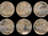 Mid-Northern Summer/Southern Winter on Mars Photographic Print by Stocktrek Images 