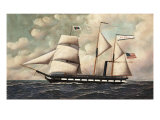 The Barkentine John S. Mckim, 1902 reproduction procédé giclée par Antonio Jacobsen