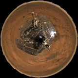 Mars Exploration Rover on the Surface of Mars Photographic Print by Stocktrek Images 