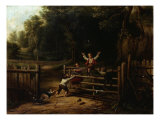 Happy as a King, 1843 reproduction procédé giclée par Thomas Worthington Whittredge