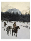 Obsidian Mountain in Yellowstone, 1895 Impressão giclée por Henry F. Farny Obsidian Mountain in Yellowstone, 1895 Impressão giclée por Henry F. Farny