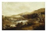 River Landscape Lámina giclée por Thomas Doughty