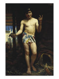 The Young Street Vendor, 1879 Giclee Print by Antoine Auguste Thivet