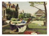 Reading Aloud, 1885 Giclee Print by William Verplanck Birney