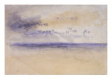 Off the Coast: Seascape and Clouds, 19th Century Giclee Print by Joseph Mallord William Turner