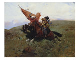 The Fight For the Standard, 1892 Giclee Print by Franz Roubaud