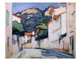 Streetscene, Cassis, c.1913 reproduction procédé giclée par Samuel John Peploe