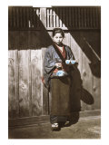 Sake Seller, Japan, c.1868 Lámina giclée por Felice Beato Sake Seller, Japan, c.1868 Lámina giclée por Felice Beato