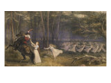 The Altar Cup in Aagerup: the Moment of Departure, 19th Century reproduction procédé giclée par Richard Doyle