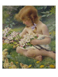 Spring. Circular, 1917 Giclee Print by Franz Dvorak