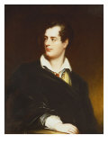 Portrait of George Gordon, 6th Lord Byron, Half Length, in an Embroidered Coat, 18th-19th Century Giclee Print by Thomas Phillips