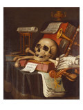 To Vanity, a Vanitas reproduction procédé giclée par Evert Collier